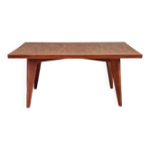 Table basse style scandinave années 50 palissandre