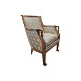 French Empire Bergère with Swan Necks