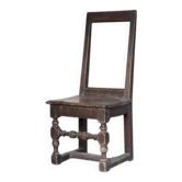 Chaise Lorraine, chaise d'appoint en bois XVIIIe