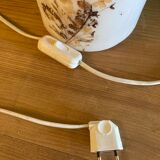 Vintage wax herbarium lamp