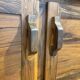 Brutalist enfilade in olive wood, 1952