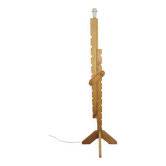 lampadaire à système hêtre massif design années 90