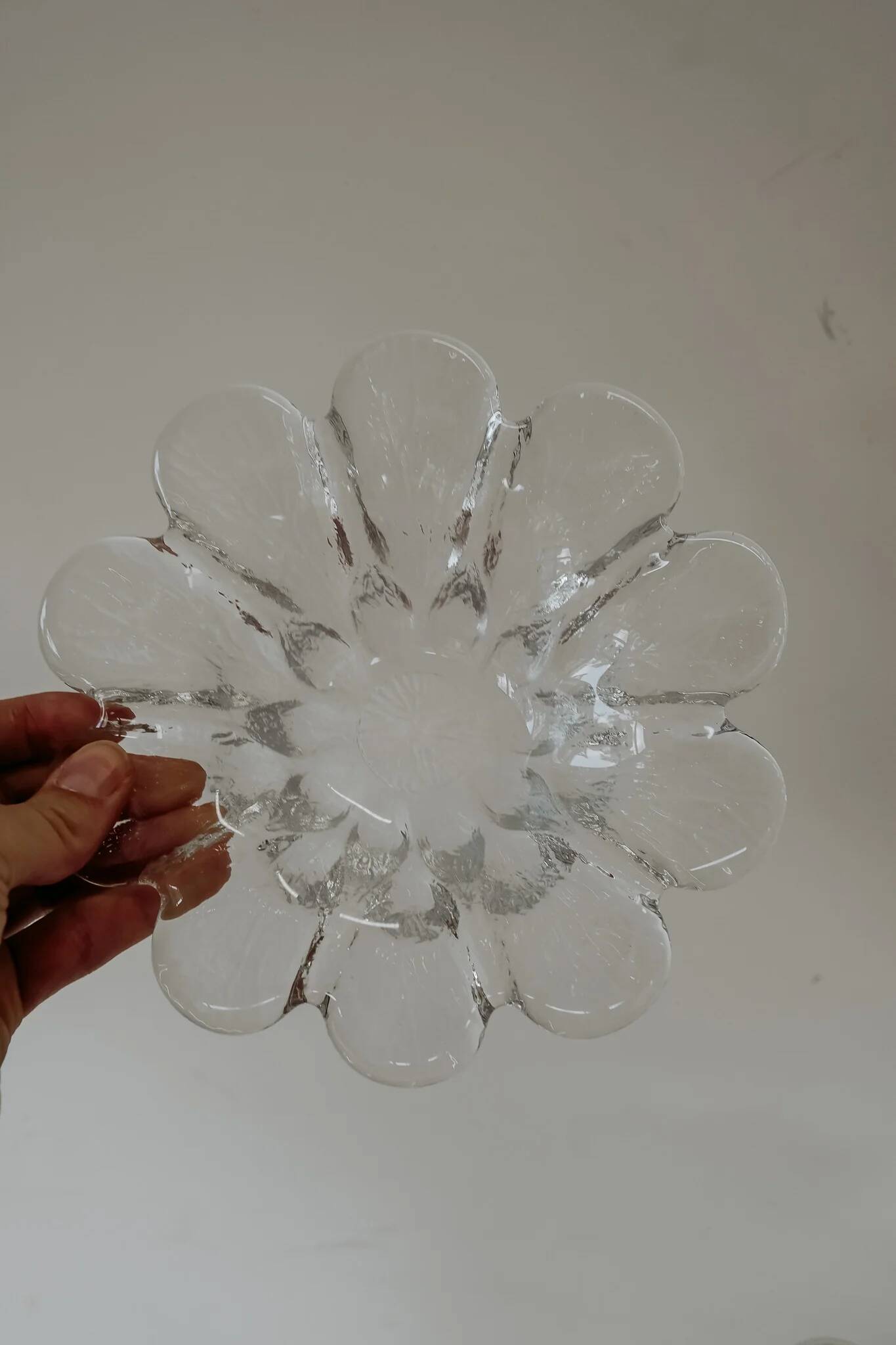 Holmegaard glass bowls "Flower" by Sidse Werner — set of 8