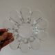 Holmegaard glass bowls "Flower" by Sidse Werner — set of 8
