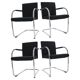 Ensemble de quatre fauteuils design Antonio Citterio et Glen Oliver Löw, années 1990.
