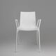 21th Century white design chair with armrests, Belgium