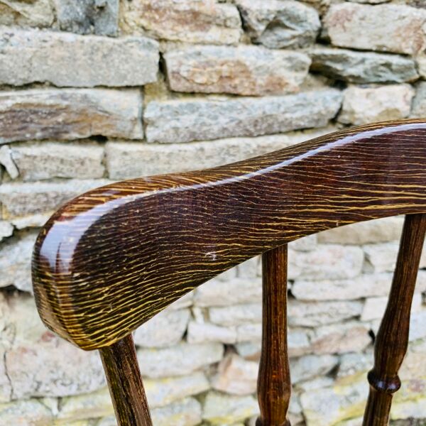 Paire de chaises moumoute jaune
