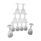 Lot of stemmed glass