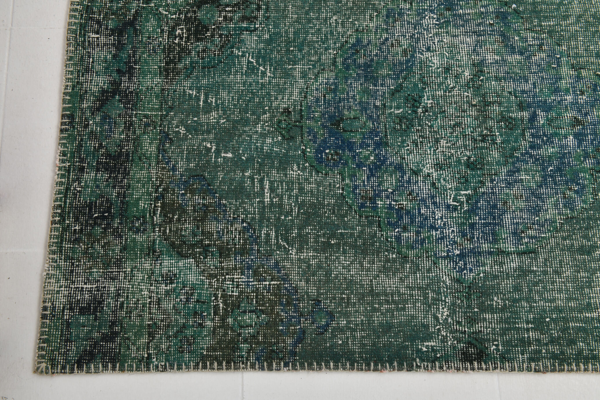 7x10 distressed multciolor vintage rug 301x220cm