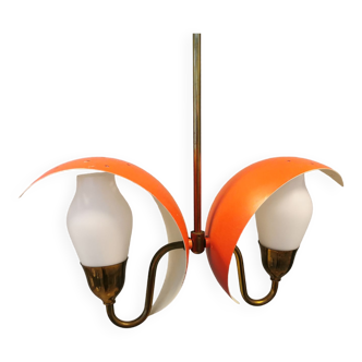 Incroyable lustre / lampe suspendue de Danish Fog & Mørup, estimé années 1950