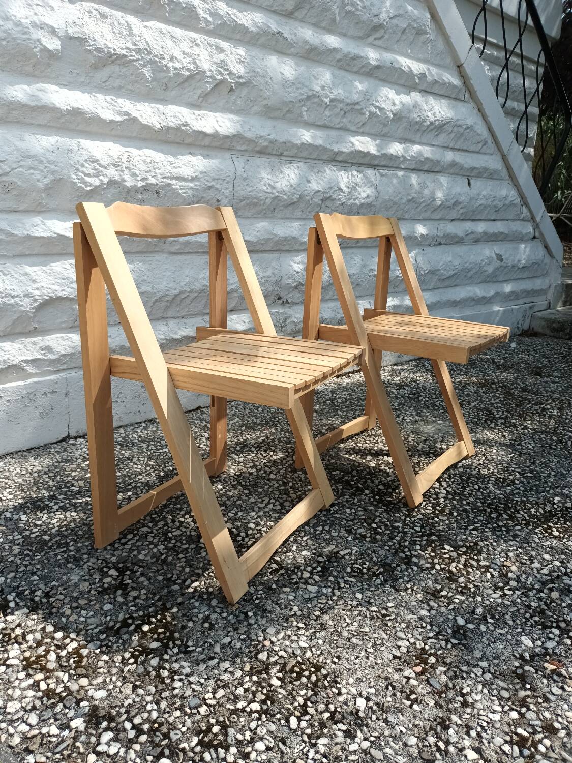 Vintage folding chairs