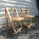 Chaises pliantes vintage