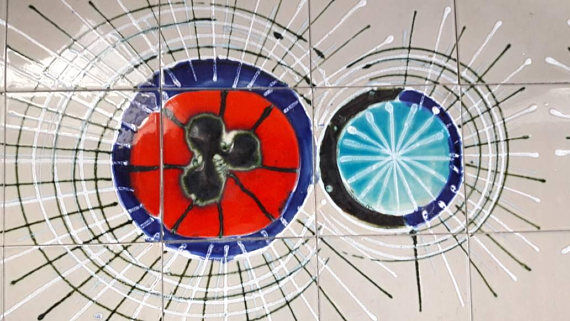 Ceramic coffee table