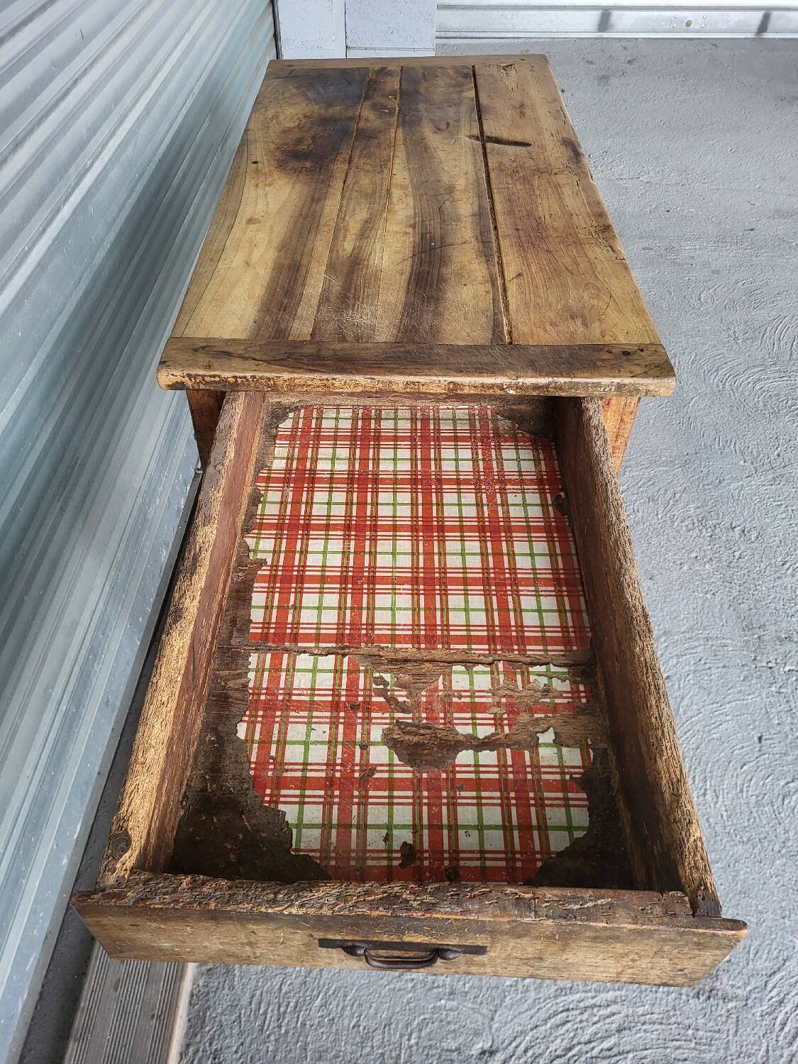 Authentic very old farmhouse table
