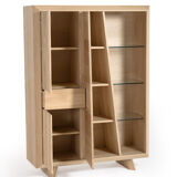 BIBLIOTHEQUE Solid Oak Showcase