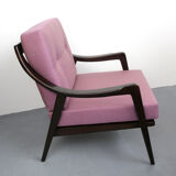 1960s armchair in violet