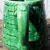 Pitcher digoin sarreguemines green