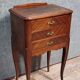 Louis XV style mahogany bedside table, circa 1900