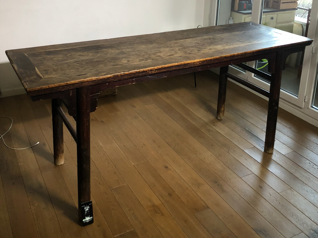 Table longue chinoise