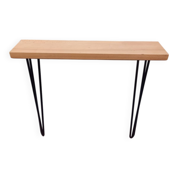 Console bois massif