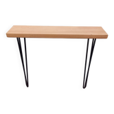 Solid wood console