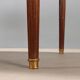 Antique mahogany table with gilded bronze and glass, United Kingdom 1900s