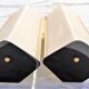 Perspex angle sconces and white lacquered metal with double lamp 1 pair