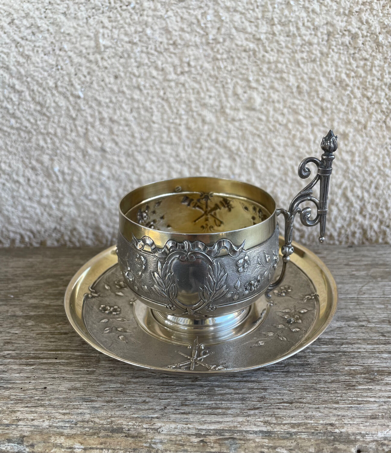 Silver plated urn trophy cup