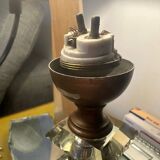Art deco glass lamp base