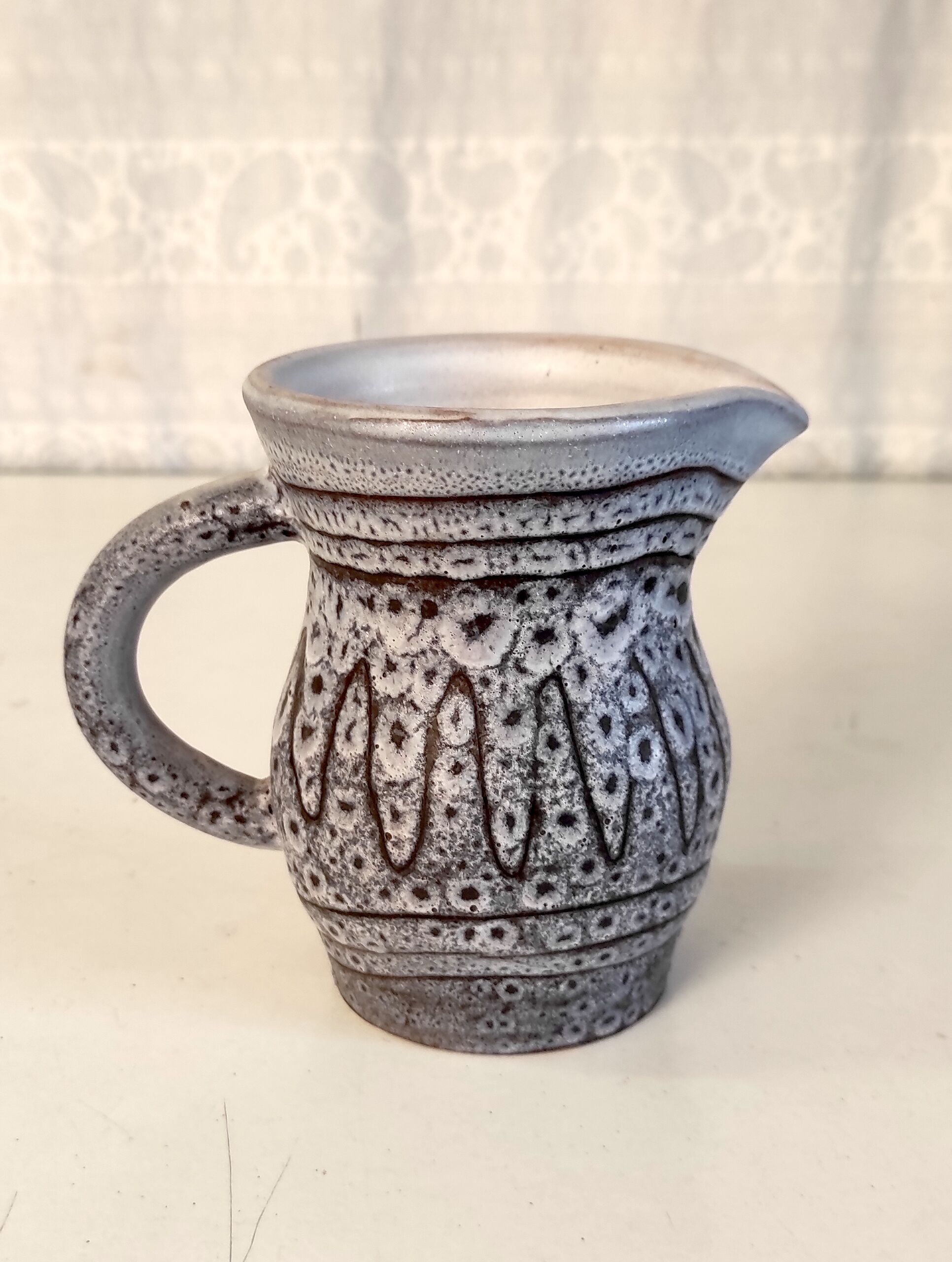 Ceramic pitcher by Jean Austruy, Vallauris, 50s/60s