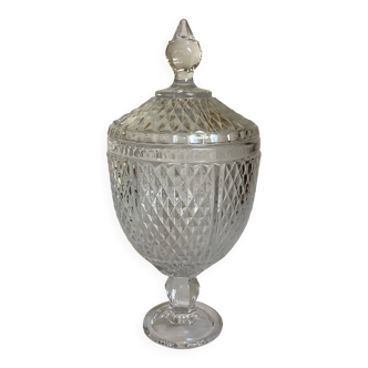 Large diamond-pointed sweet jar