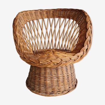 Rattan armchair