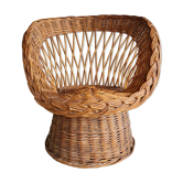 Rattan armchair