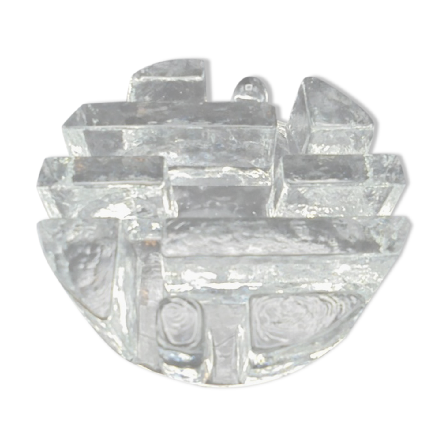 Under the plate, flat heater