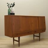 Teak highboard, Danish design, 1960s, manufactured in Denmark