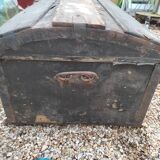 Solid wood trunk storage box