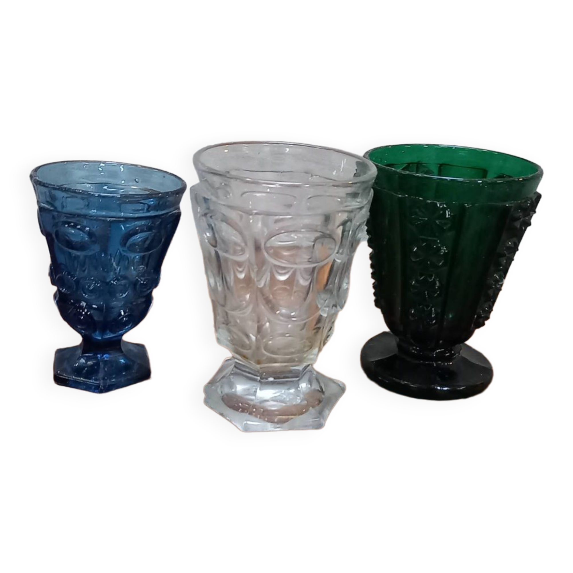 Charles x period violet glasses