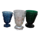 Charles x period violet glasses