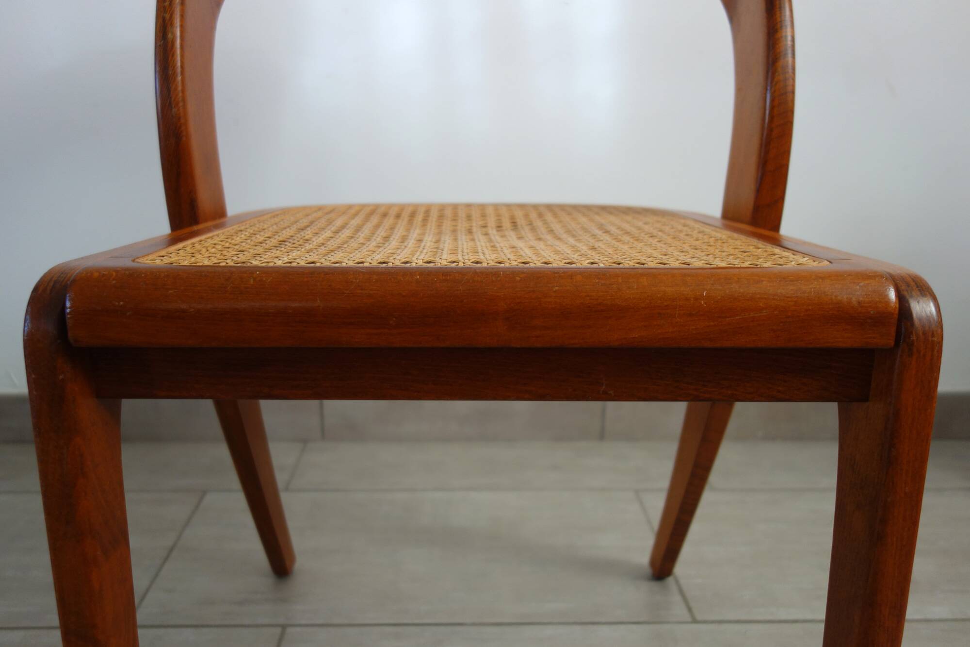 4 chaises Gondole de Baumann, années 70