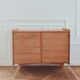 Renovated vintage sideboard, Scandinavian style, 1960s