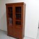 Vintage Dutch oak 2 door bookcase