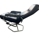 Vintage Danish leather lounge chair / armchair / single chair UNICO