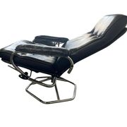 Vintage Danish leather lounge chair / armchair / single chair UNICO