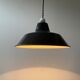 Lot 2 old industrial enamelled suspensions 30 cm