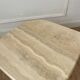 Travertine coffee table