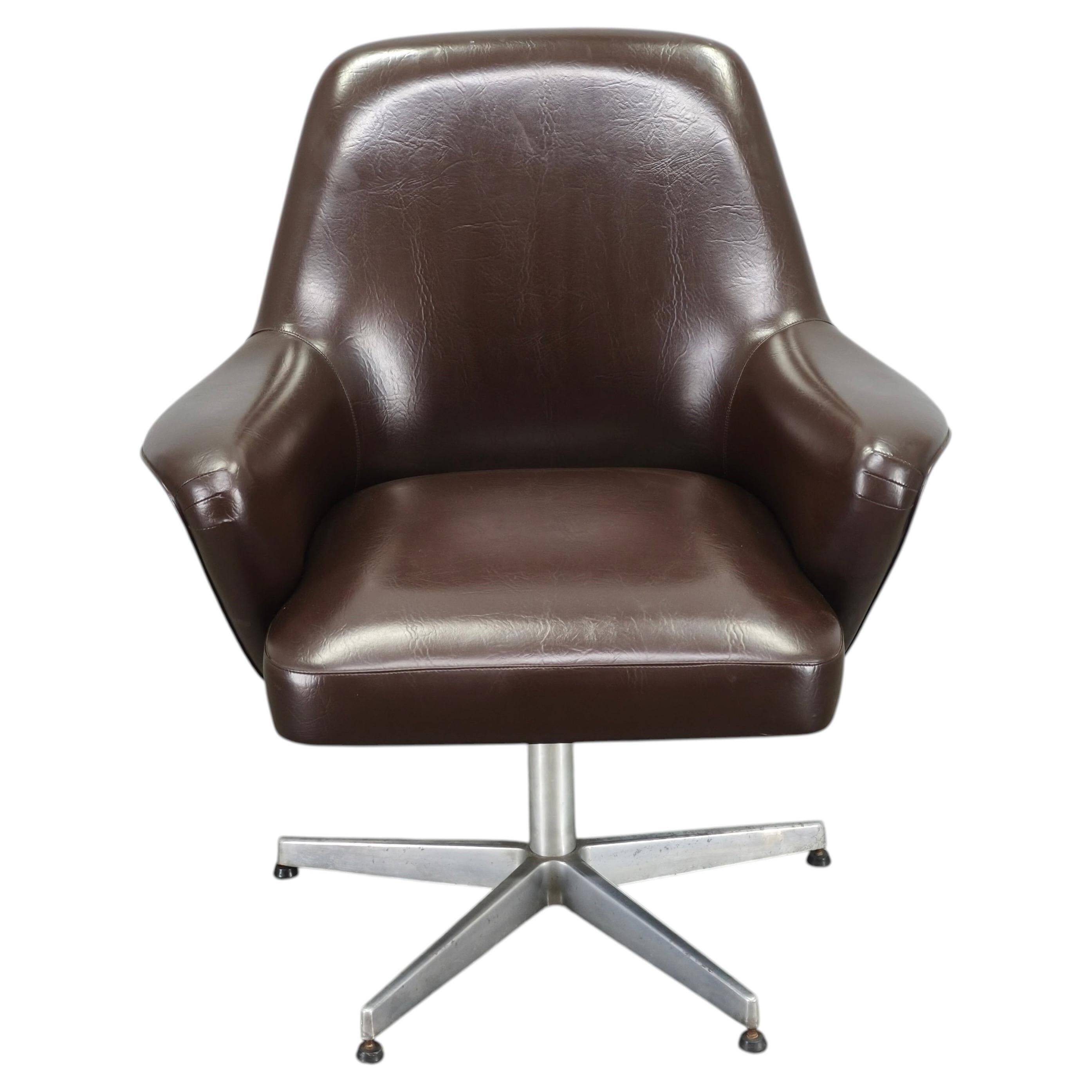 Fauteuil pivotant Mobiltecnica Torino, années 1960