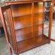 Brown display cabinet – Classic style – Storage – Wood and glass