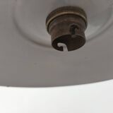 Enameled sheet metal pendant lights