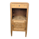 Art Deco bedside table in pine