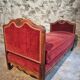 Antique French Louis XV style daybed – single bed – adjustable leg – beech frame – circa 1880–1920